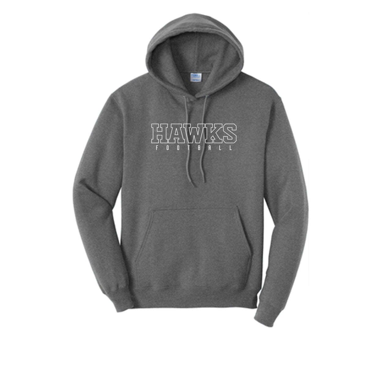 Adult Unisex Westerville Central Block Hawks Football Graphic Easy Hoodie