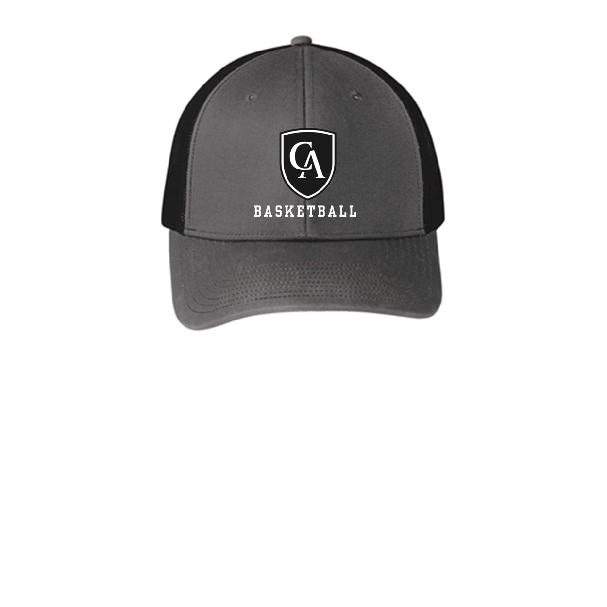 Adult Unisex Columbus Academy Viking Basketball White Font Snapback Trucker Hat