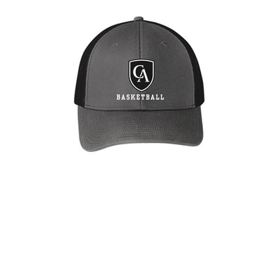 Adult Unisex Columbus Academy Viking Basketball White Font Snapback Trucker Hat