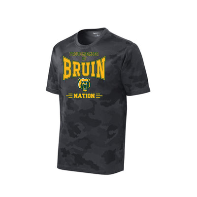 Youth Bruin Nation Graphic Short Sleeve Camo Competitor Performance Tee