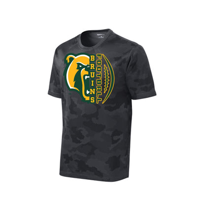 Youth Epic Bruin Football Graphic Short Sleeve Camo Competitor Performance Tee