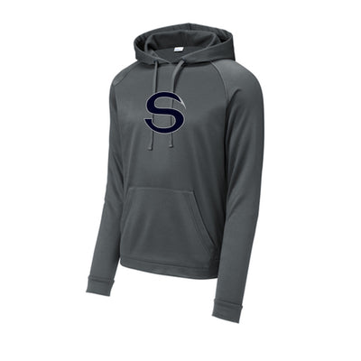 Adult Unisex Stingers S Logo Graphic Sport-Tek® Re-Compete Fleece Pullover Performanc Hoodie