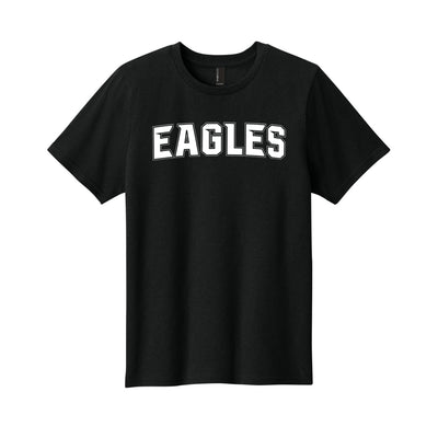 Youth New Albany Flag Football Electric Eagles White Graphic Short Sleeve Tee
