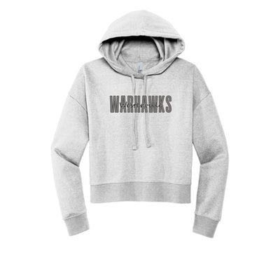 Women's Westerville Central Warhawks Spirit Script Graphic Crop Hoodie