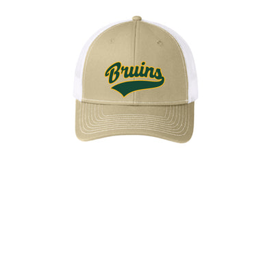 Adult Unisex Script Bruins Snapback Trucker Hat