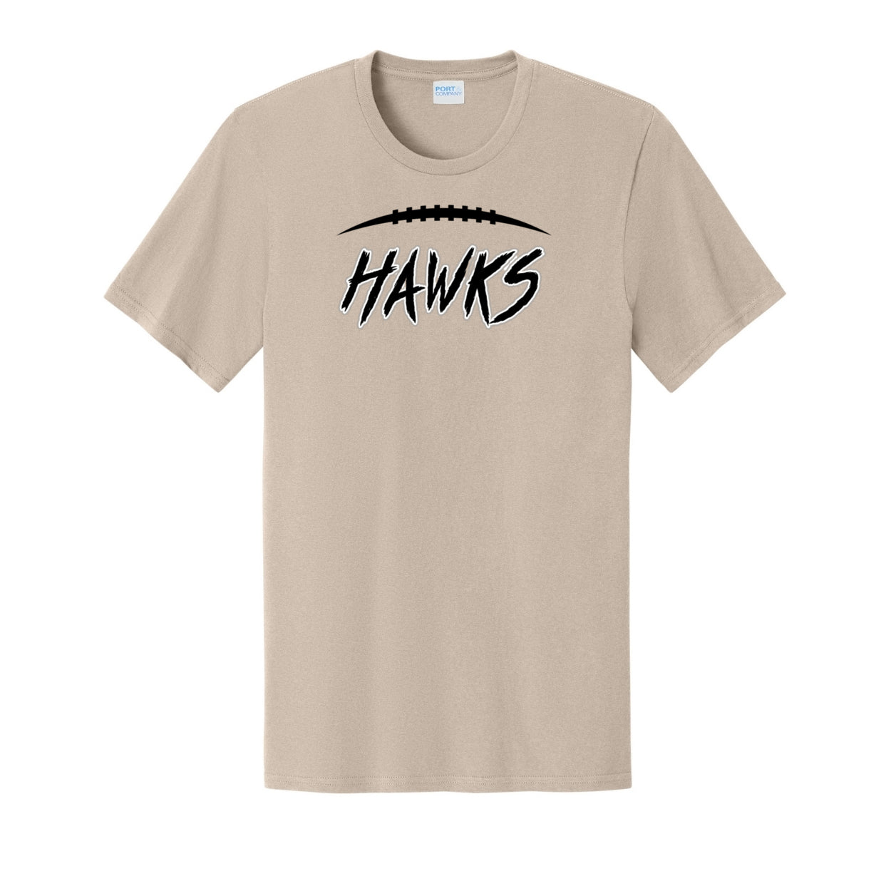 Adult Unisex Westerville Central Fighting Football Hawks Graphic Easy Tee