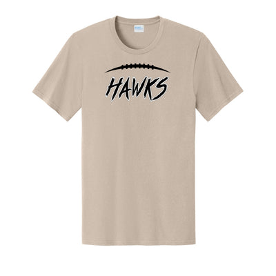 Adult Unisex Westerville Central Fighting Football Hawks Graphic Easy Tee