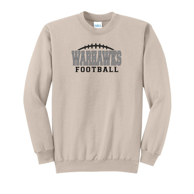 Adult Unisex Westerville Central Warhawks Football Laces Graphic Easy Sweatshirt