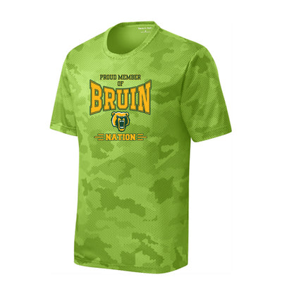 Youth Bruin Nation Graphic Short Sleeve Camo Competitor Performance Tee