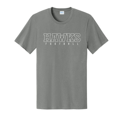 Adult Unisex Westerville Central Block Hawks Football Graphic Easy Tee