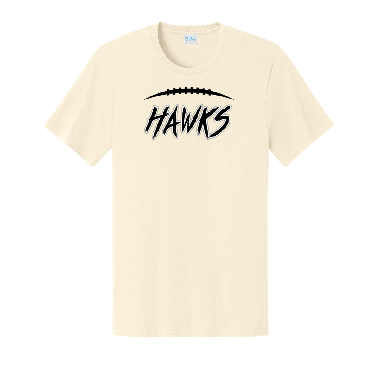 Adult Unisex Westerville Central Fighting Football Hawks Graphic Easy Tee