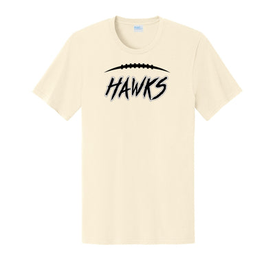 Adult Unisex Westerville Central Fighting Football Hawks Graphic Easy Tee