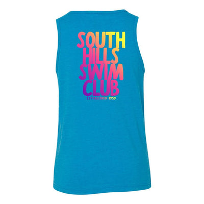 Youth South Hills Swim Club SHSC Ombre Graphic Tank