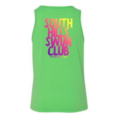 Youth South Hills Swim Club SHSC Ombre Graphic Tank