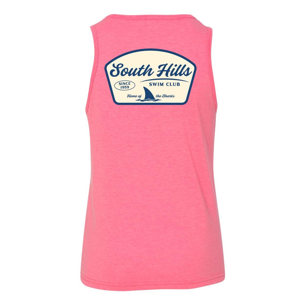 Youth South Hills Swim Club Home of the Sharks Graphic Tank