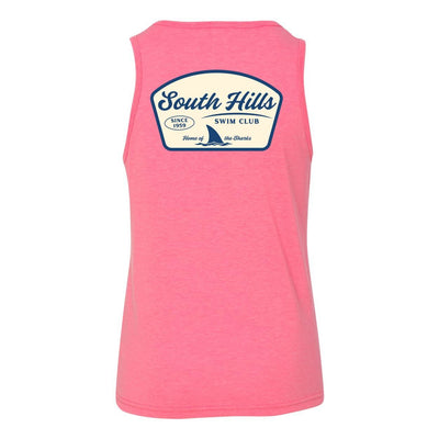 Youth South Hills Swim Club Home of the Sharks Graphic Tank