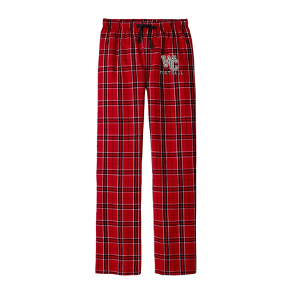 Adult Unisex Westerville Central Football Logo Flannel Pajama Pants