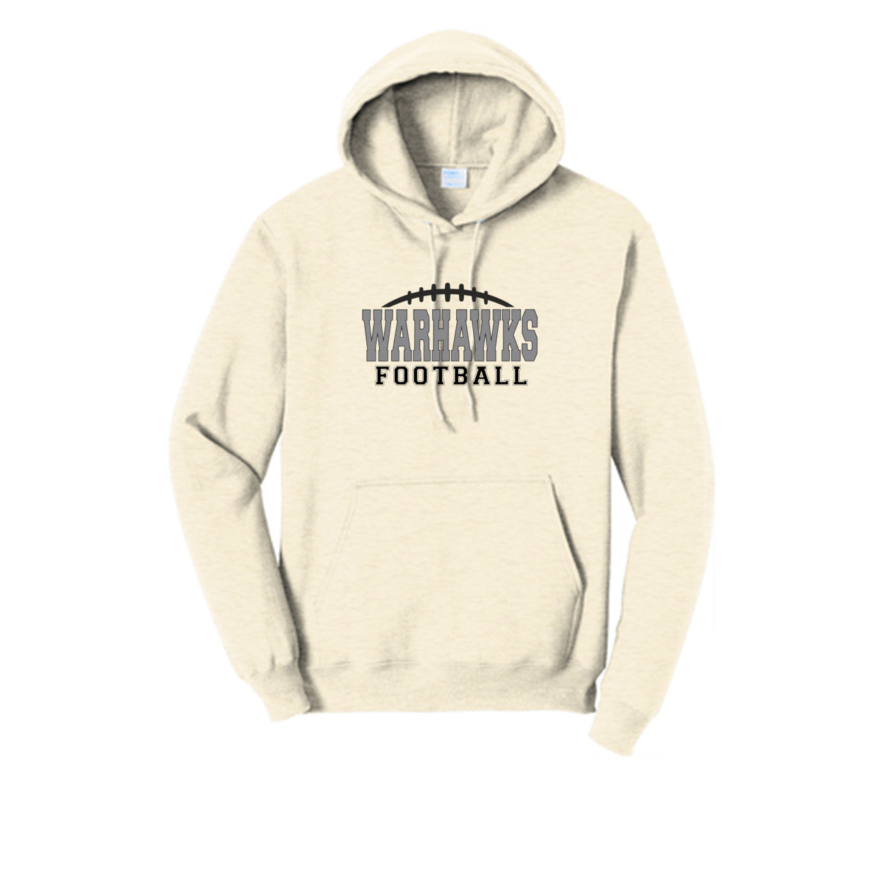 Adult Unisex Westerville Central Warhawks Football Laces Graphic Easy Hoodie