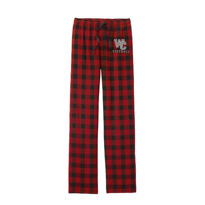 Adult Unisex Westerville Central Football Logo Flannel Pajama Pants
