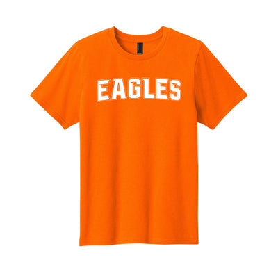 Youth New Albany Flag Football Electric Eagles White Graphic Short Sleeve Tee