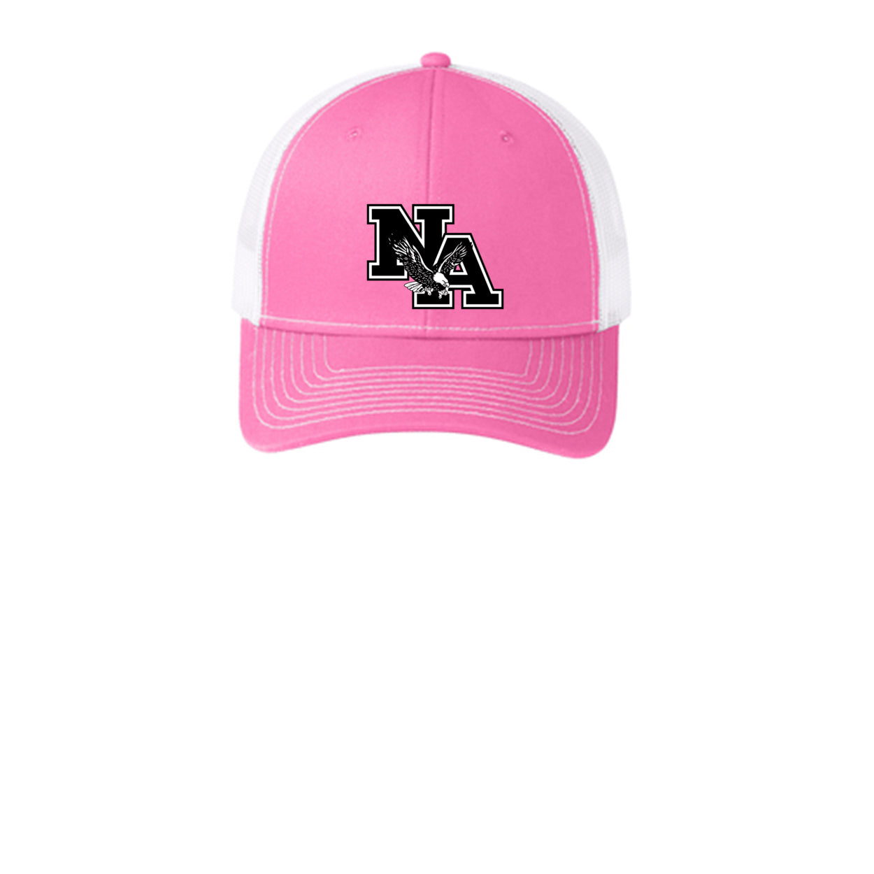 Adult Unisex Classic Logo Snapback Trucker Hat - PINK OCTOBER