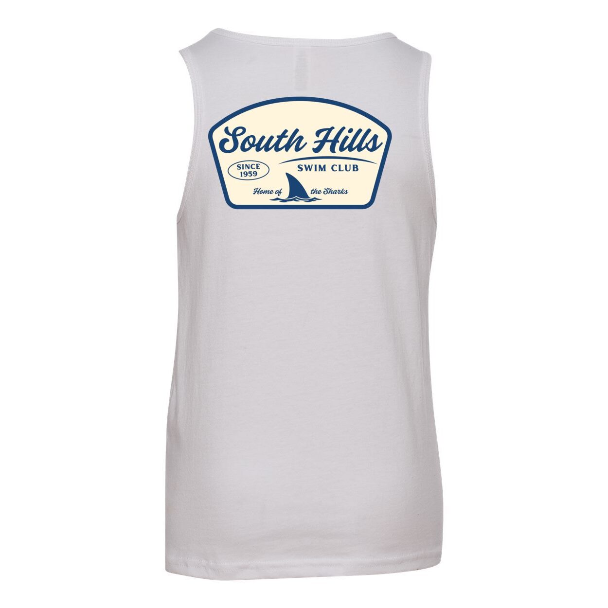 Youth South Hills Swim Club Home of the Sharks Graphic Tank