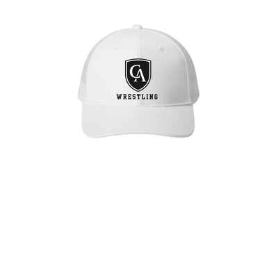 Adult Unisex Columbus Academy Viking Wrestling Black Font Snapback Trucker Hat