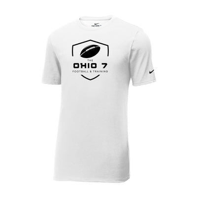 Adult Unisex The Ohio 7 Black Logo Graphic Nike Dri-FIT Performance Tee