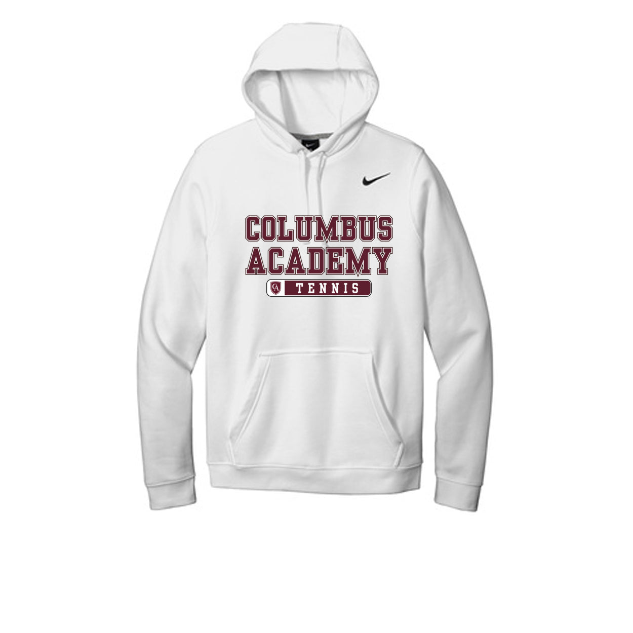 Adult Unisex Columbus Academy Tennis Graphic Nike Club Fleece Hoodie