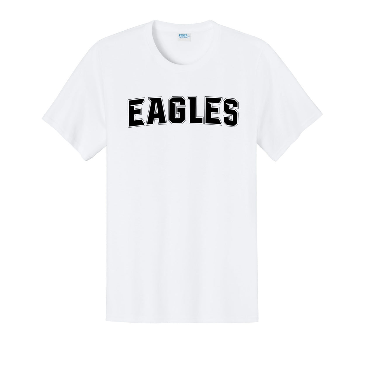 Adult Unisex New Albany Flag Football Electric Eagles Black Graphic Short Sleeve Tee