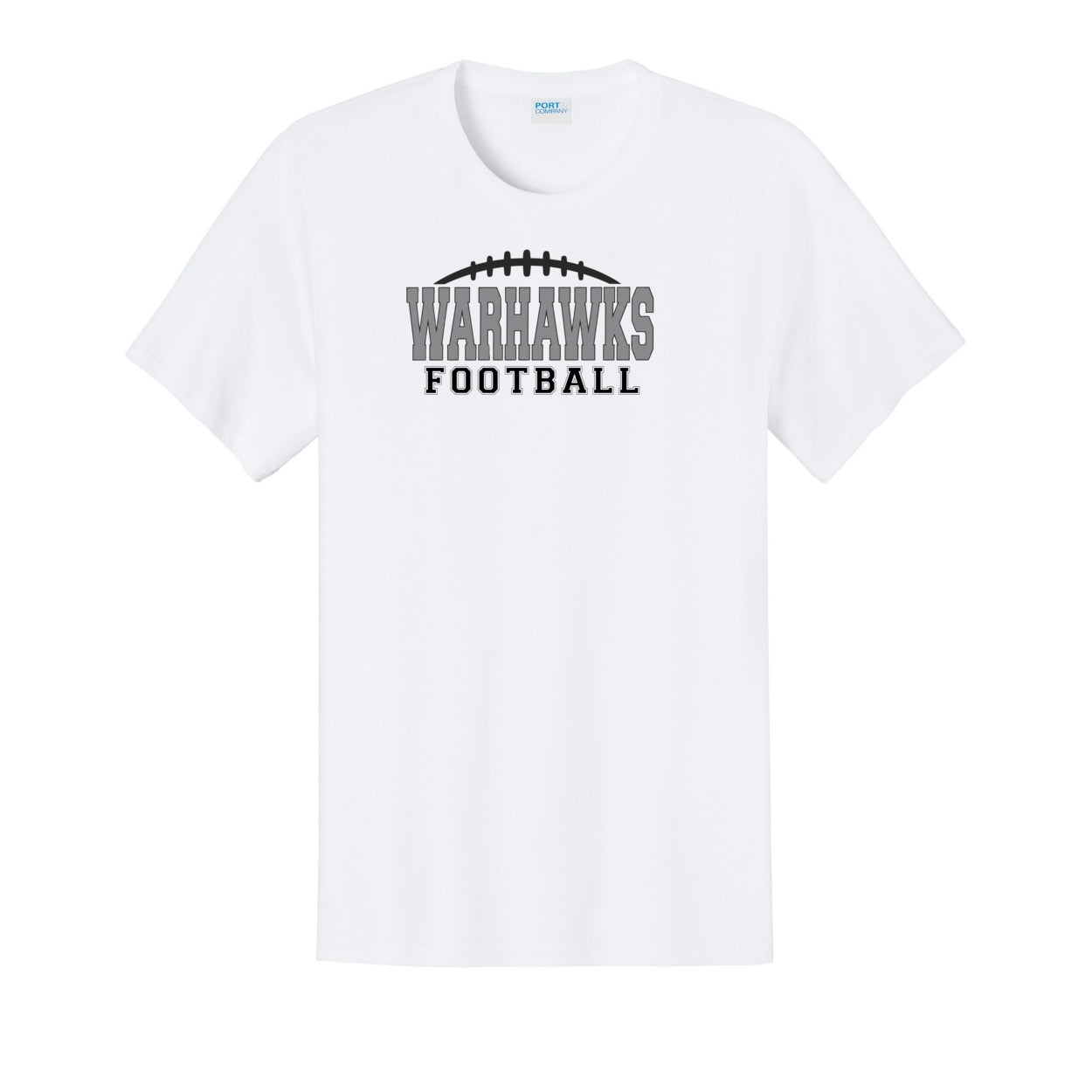 Adult Unisex Westerville Central Warhawks Football Laces Graphic Easy Tee