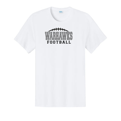 Adult Unisex Westerville Central Warhawks Football Laces Graphic Easy Tee