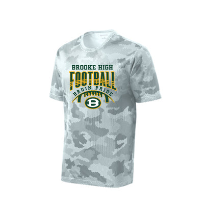 Men's Bruin Pride Football Graphic Short Sleeve Camo Competitor Performance Tee