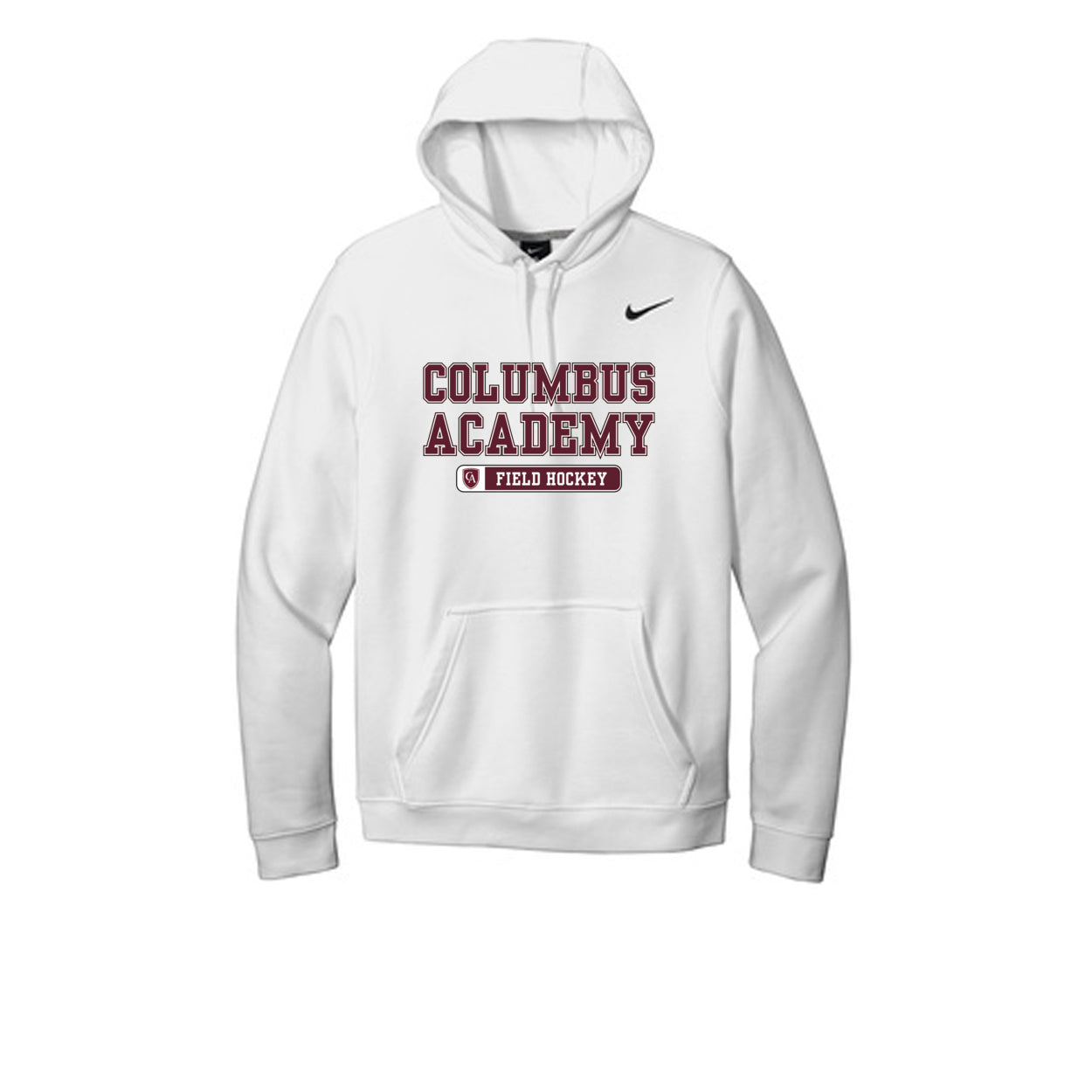 Adult Unisex Columbus Academy Field Hockey Graphic Nike Club Fleece Hoodie