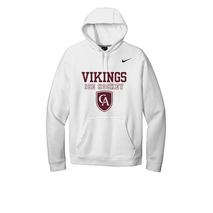 Adult Unisex Columbus Academy Vikings Ice Hockey Graphic Nike Club Fleece Hoodie