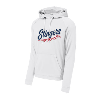 Adult Unisex Stingers Softball Stitches Graphic Sport-Tek® Re-Compete Fleece Pullover Performanc Hoodie