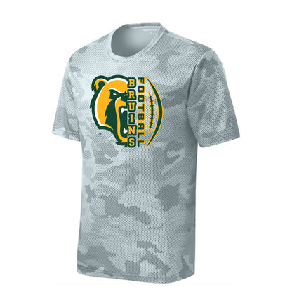 Youth Epic Bruin Football Graphic Short Sleeve Camo Competitor Performance Tee