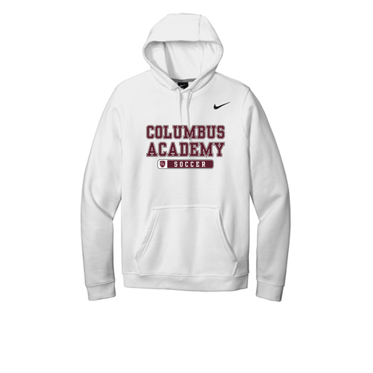 Adult Unisex Columbus Academy Soccer Graphic Nike Club Fleece Hoodie
