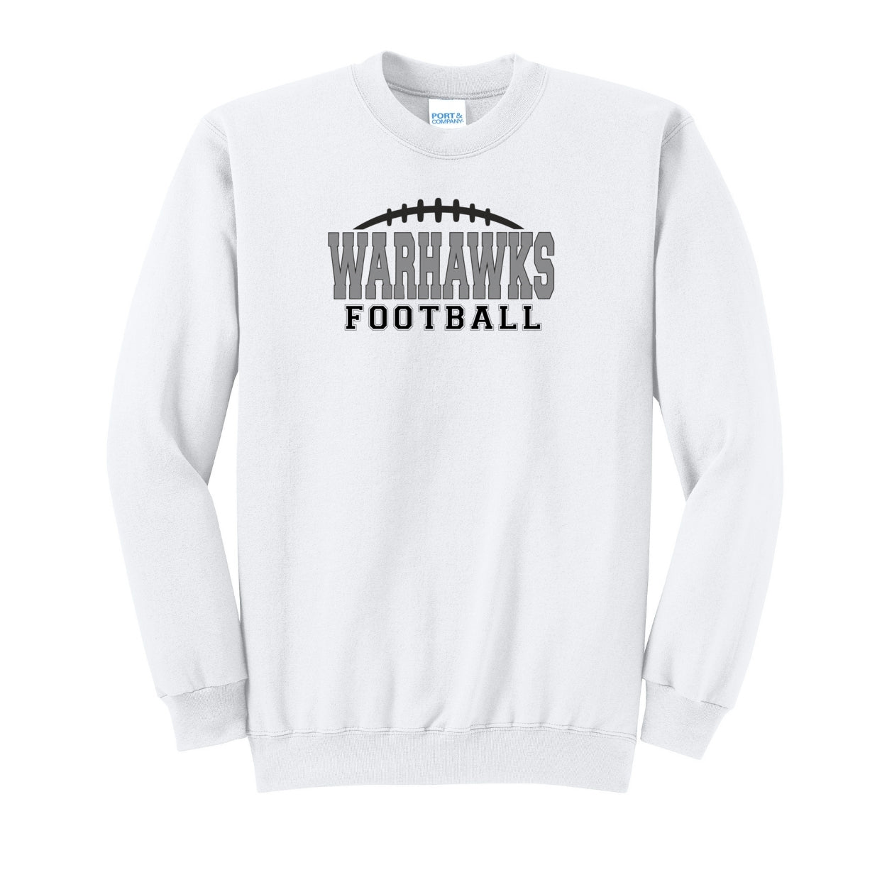 Adult Unisex Westerville Central Warhawks Football Laces Graphic Easy Sweatshirt