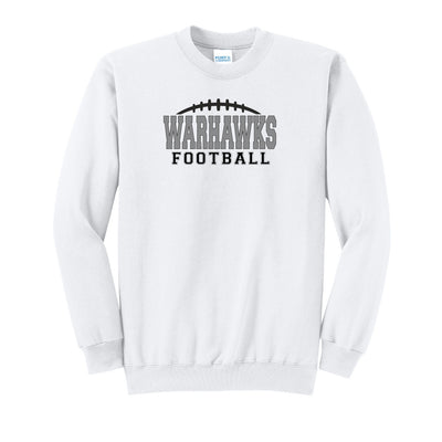 Adult Unisex Westerville Central Warhawks Football Laces Graphic Easy Sweatshirt
