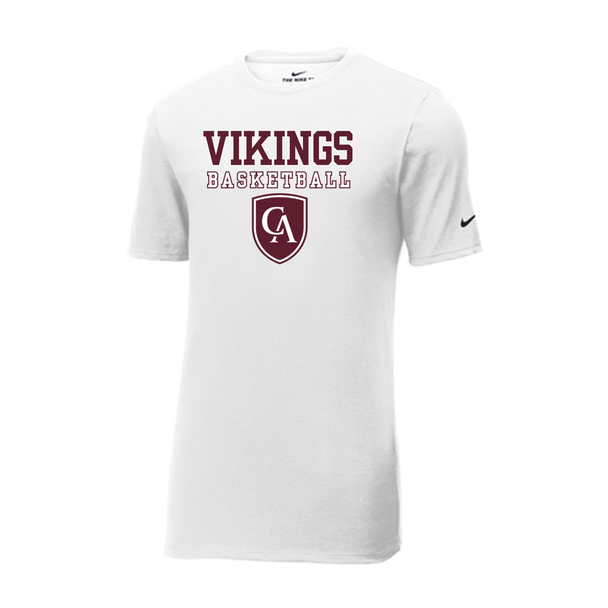 Adult Unisex Columbus Academy Vikings Basketball Graphic Nike Dri-FIT Performance Tee