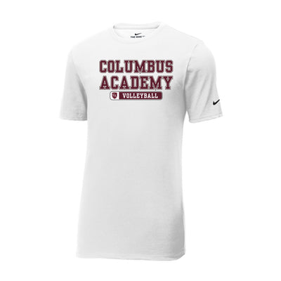 Adult Unisex Columbus Academy Volleyball Graphic Short Sleeve Nike Dri-FIT Legend Performance Tee