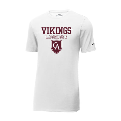 Adult Unisex Columbus Academy Vikings Lacrosse Graphic Nike Dri-FIT Performance Tee