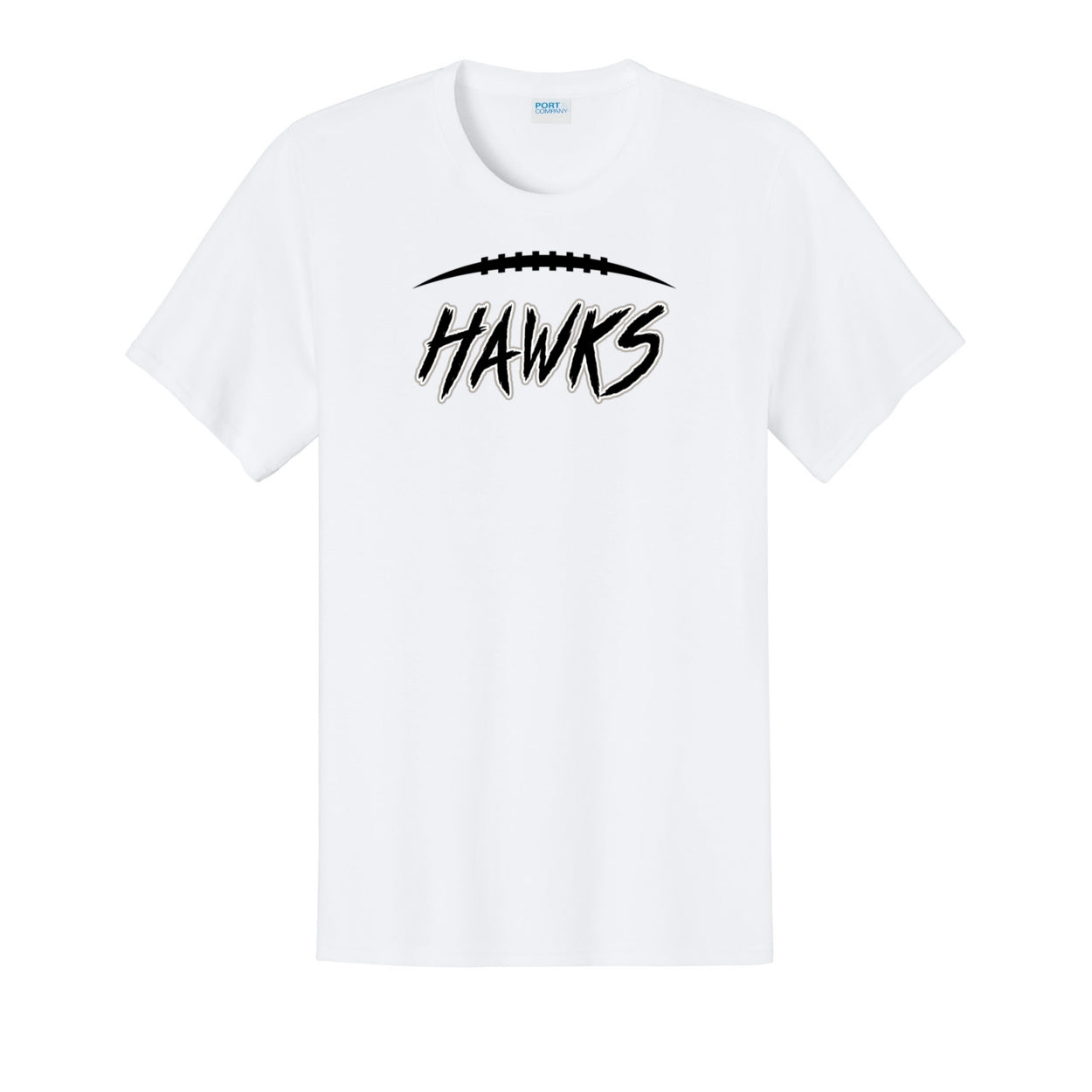Adult Unisex Westerville Central Fighting Football Hawks Graphic Easy Tee