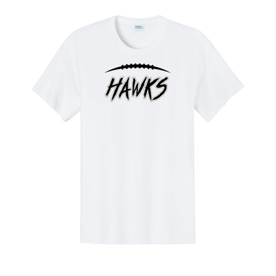 Adult Unisex Westerville Central Fighting Football Hawks Graphic Easy Tee