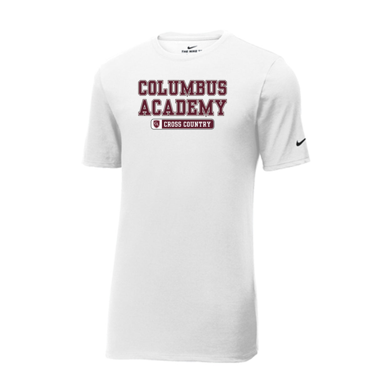 Adult Unisex Columbus Academy Cross Country Graphic Short Sleeve Nike Dri-FIT Legend Performance Tee