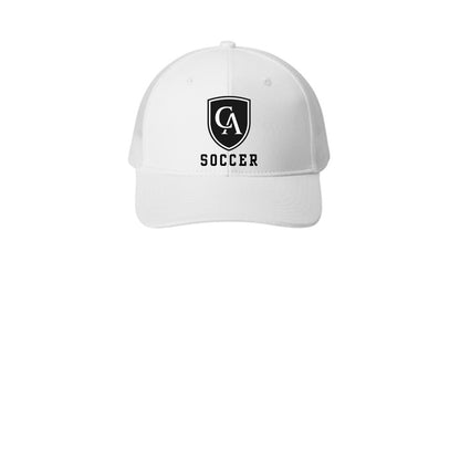 Adult Unisex Columbus Academy Viking Soccer Black Logo Snapback Trucker Hat
