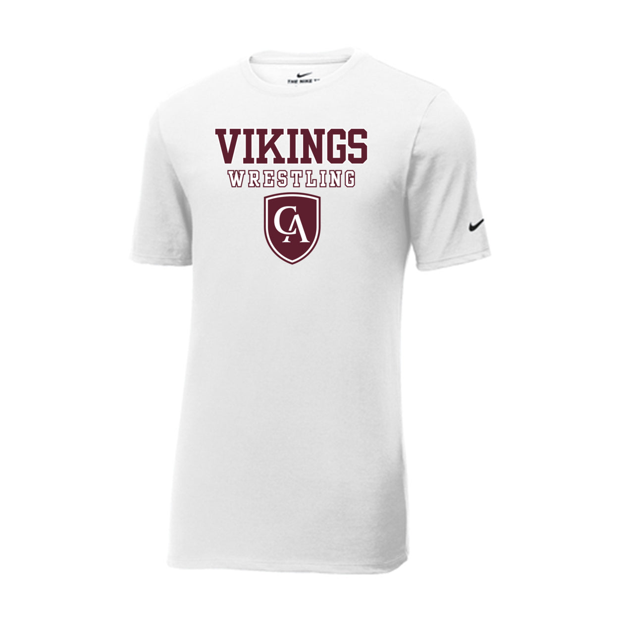 Adult Unisex Columbus Academy Vikings Wrestling Graphic Nike Dri-FIT Performance Tee