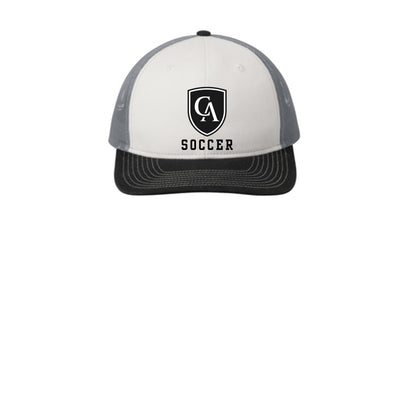 Adult Unisex Columbus Academy Viking Soccer Black Logo Snapback Trucker Hat