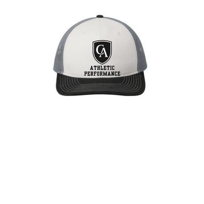 Adult Unisex Columbus Academy Viking Athletic Performance Black Logo Snapback Trucker Hat